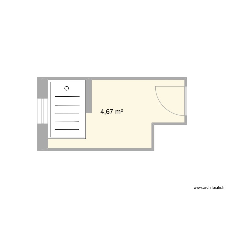 SdB. Plan de 0 pièce et 0 m2