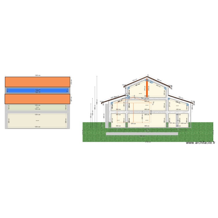 weisrock 2. Plan de 9 pièces et 173 m2