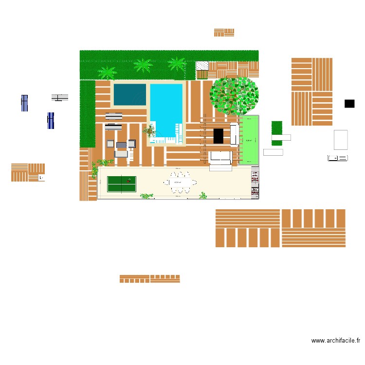 Extérieur mont Vernon 3 vol 6. Plan de 2 pièces et 56 m2