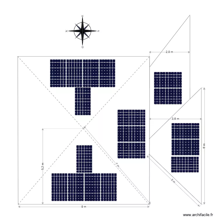 MAISON NABICA. Plan de 