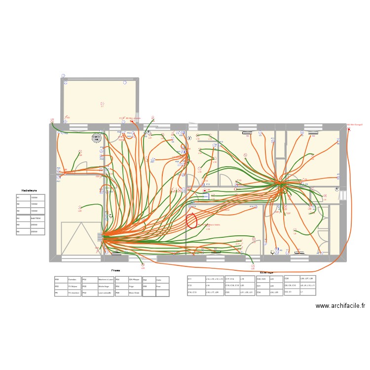 Léa Maison Gauriac V1. Plan de 13 pièces et 139 m2