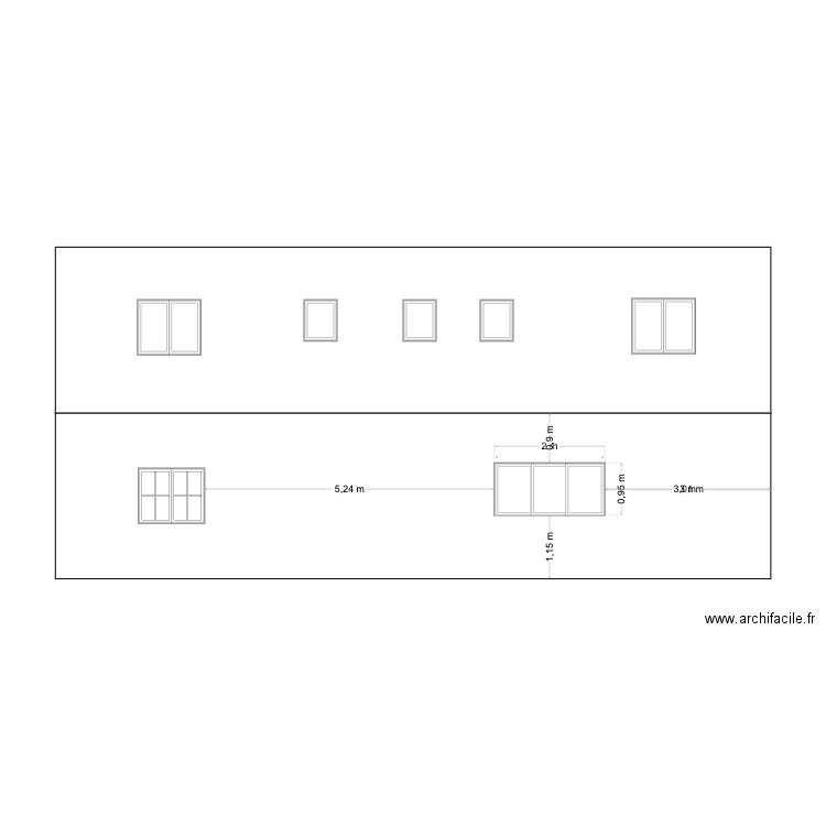 face arrière modifiée Assas simple 1. Plan de 0 pièce et 0 m2