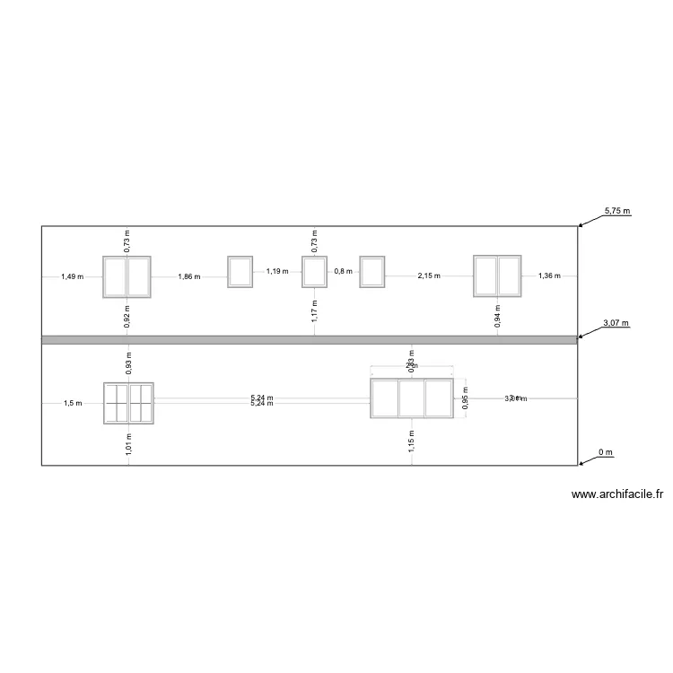 face arri&egrave;re modifi&eacute;e Assas simple 1. Plan de 