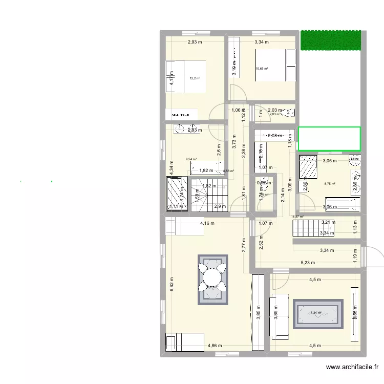 Extension rêve st Cyp étage bis. Plan de Extension rêve st Cyp étage bis. Plan de