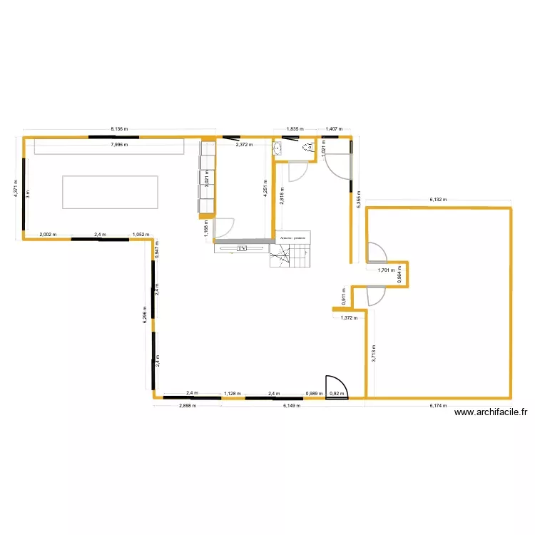 MAISON REZ DE CHAUSSÉ 2. Plan de MAISON REZ DE CHAUSSÉ 2. Plan de