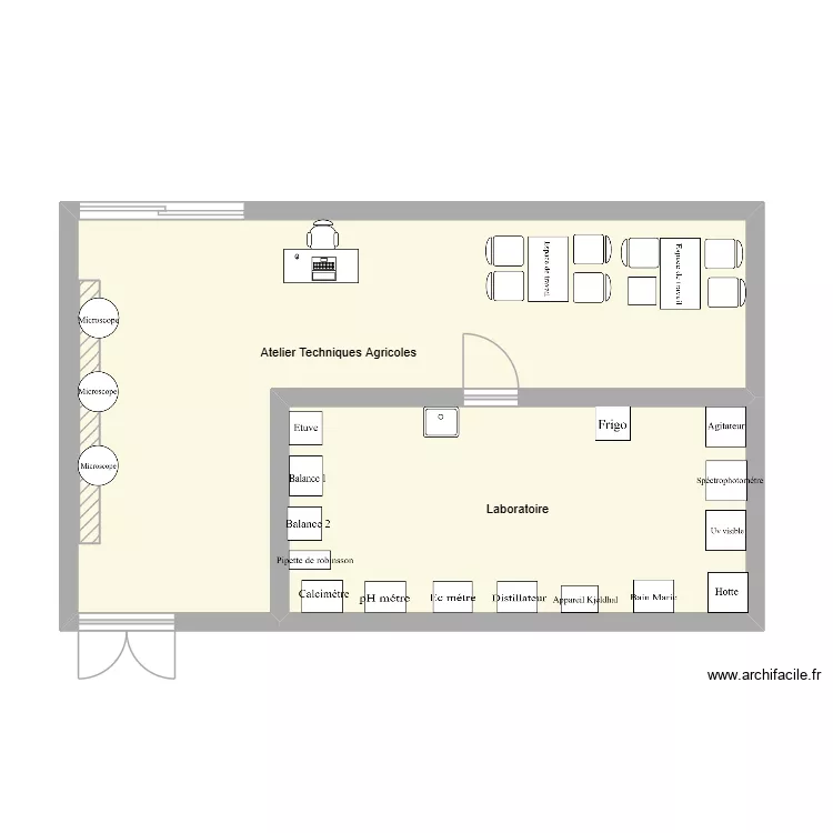PLAN IMPLANTATION 1. Plan de 2 et 53 m² PLAN IMPLANTATION 1. Plan de 2 et 53 m²