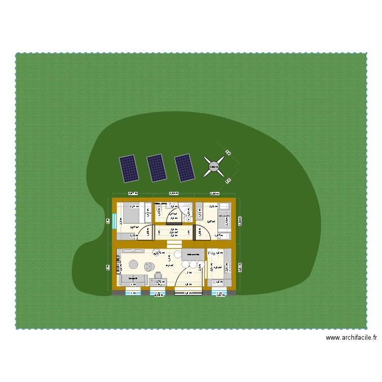 Cul de Sac. Plan de 0 pièce et 0 m2