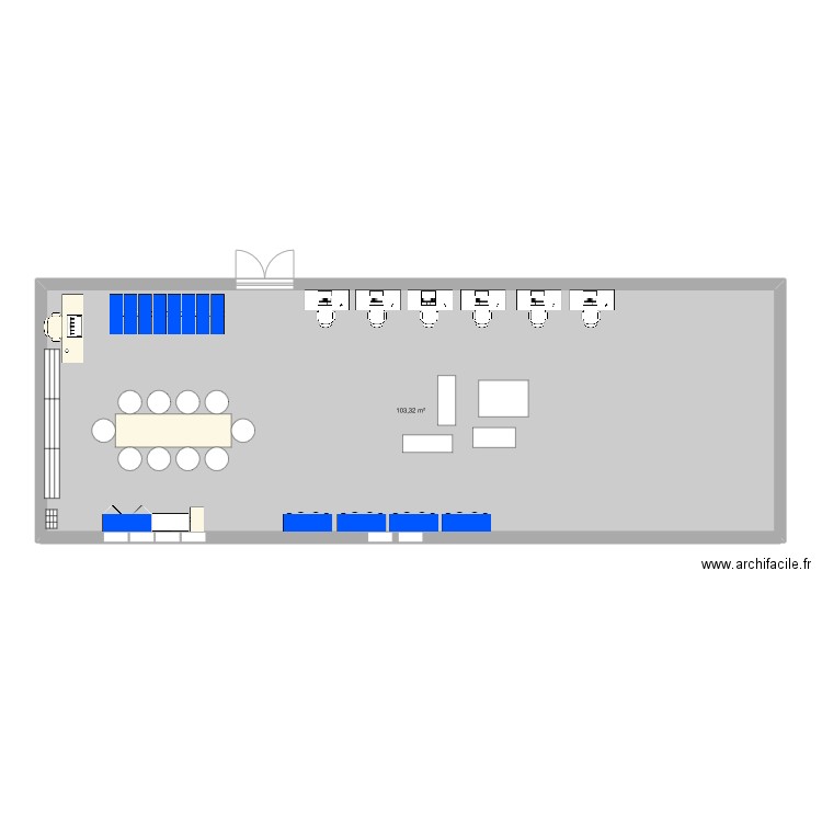 salle de classe . Plan de 0 pièce et 0 m2