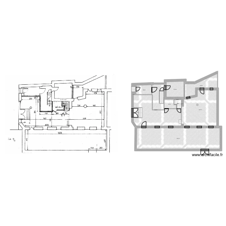 atelier papier. Plan de 12 et 203 m² atelier papier. Plan de 12 et 203 m²