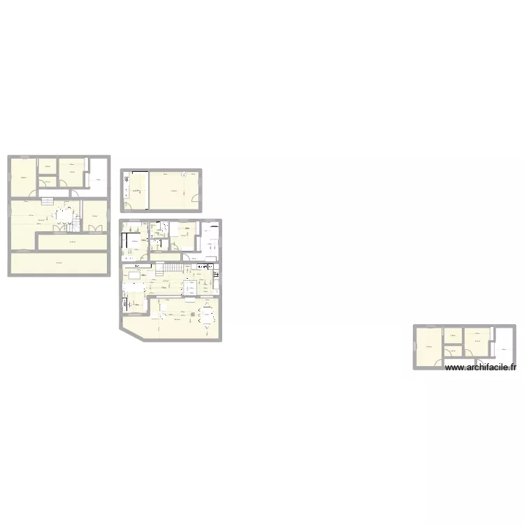 maison salubre r&eacute;nov&eacute;. Plan de 