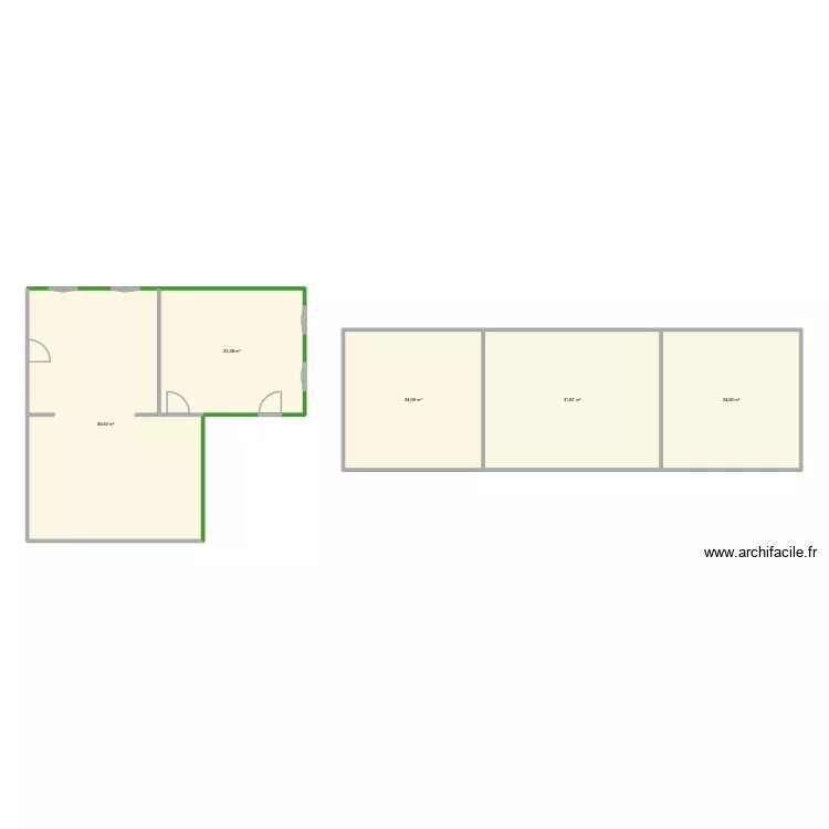 Dario Santos-Teixeira. Plan de 5  et 155 m²