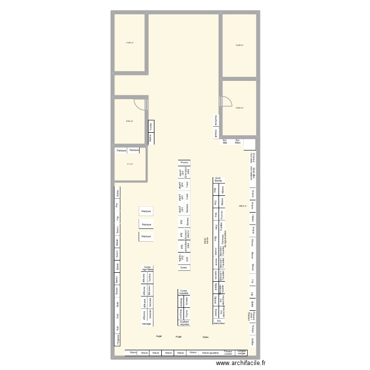 Nimes 2. Plan de 6 pièces et 314 m2