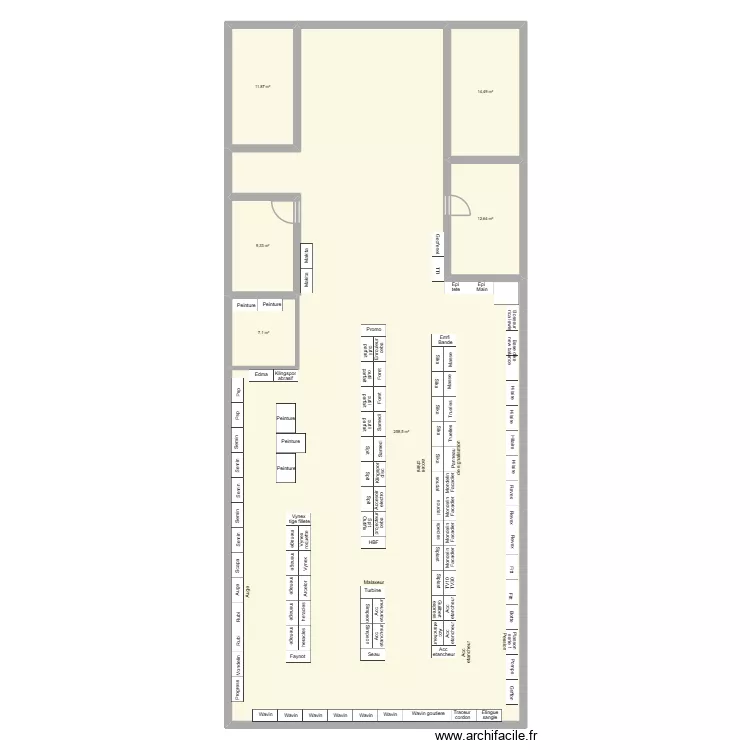 Nimes 2. Plan de 6  et 314 m²