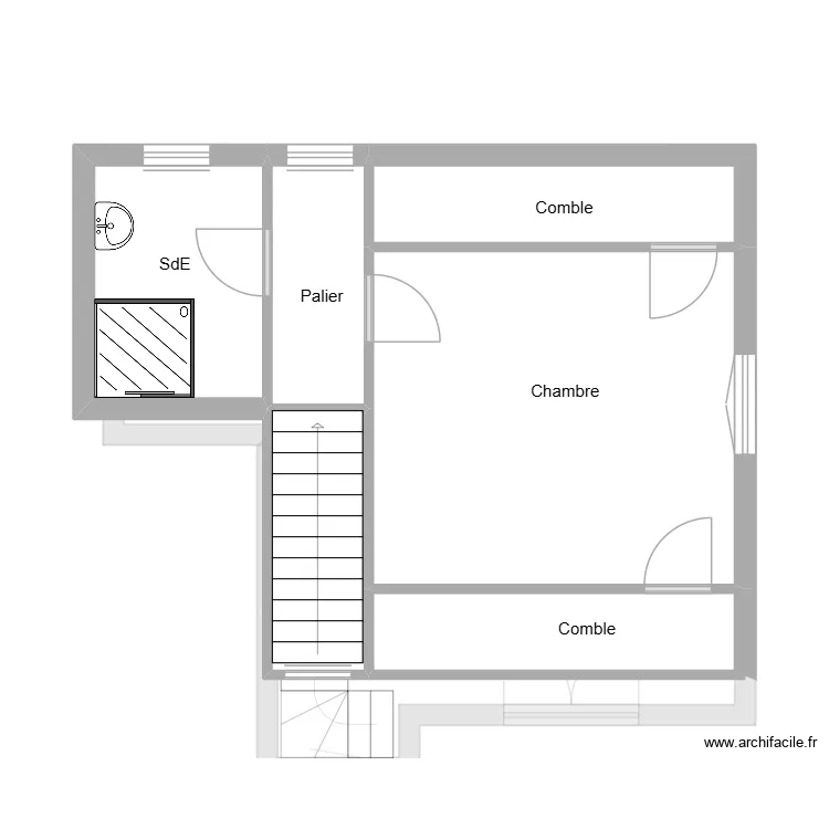 r&eacute;sbellevueplerin. Plan de 12  et 77 m²