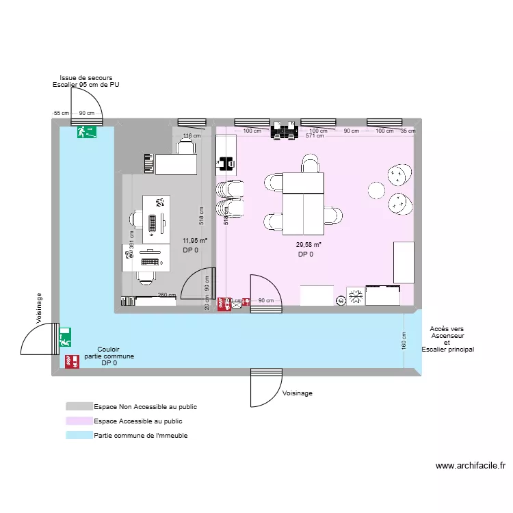 WIMOOV BUSSY-SAINT-GEORGES DANS L'EXISTANT. Plan de 