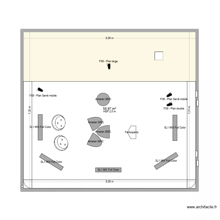 SORA - VRAIX ou FAUX. Plan de 1  et 59 m²