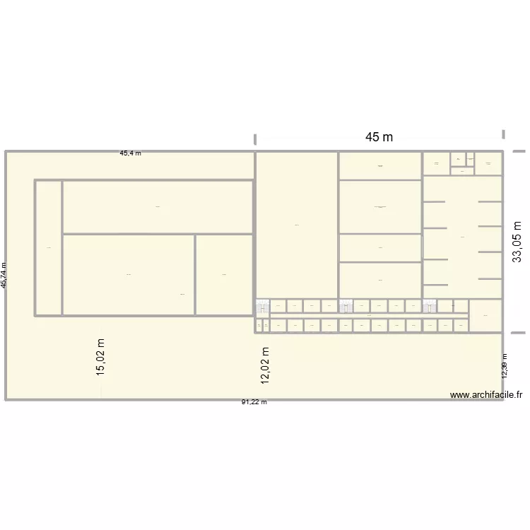 depot brut guerlande 2. Plan de 44  et 5007 m²
