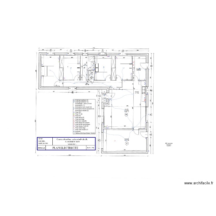 AKSOUM BRICE. Plan de 0 pièce et 0 m2