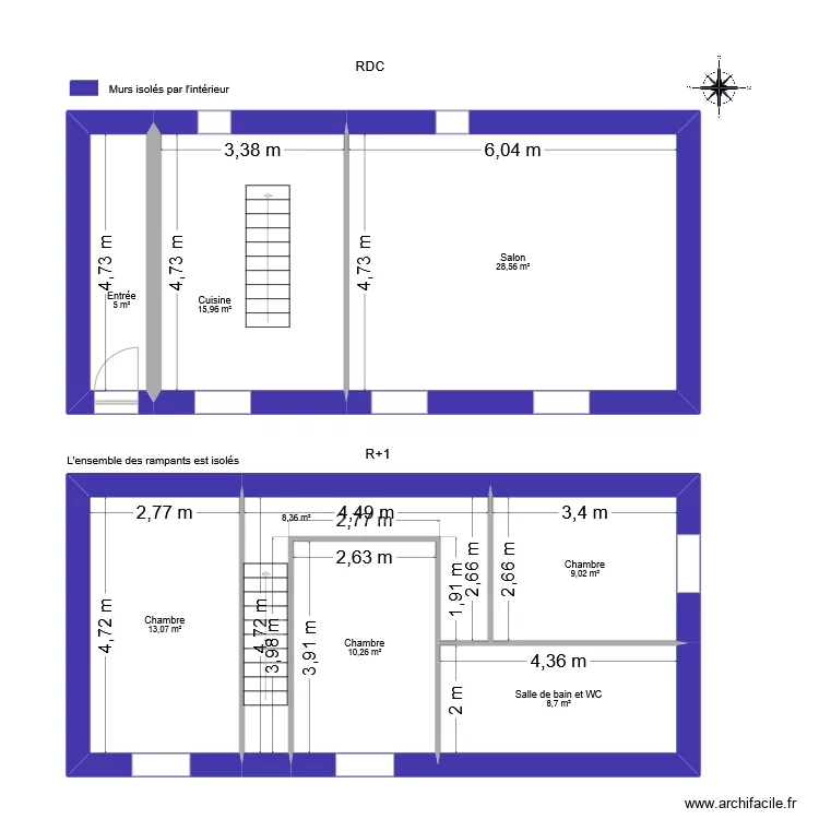 DANIEL Perrine. Plan de 