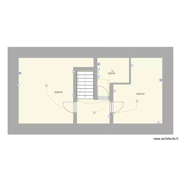 fourlon 2nd. Plan de 3  et 51 m²