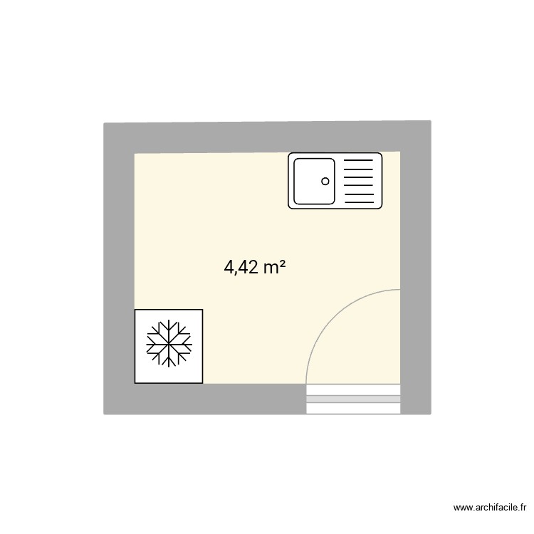 Cuisine. Plan de 0 pièce et 0 m2