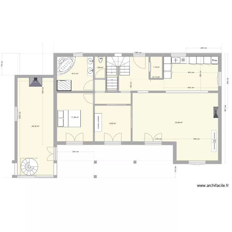 Naves maison. Plan de 