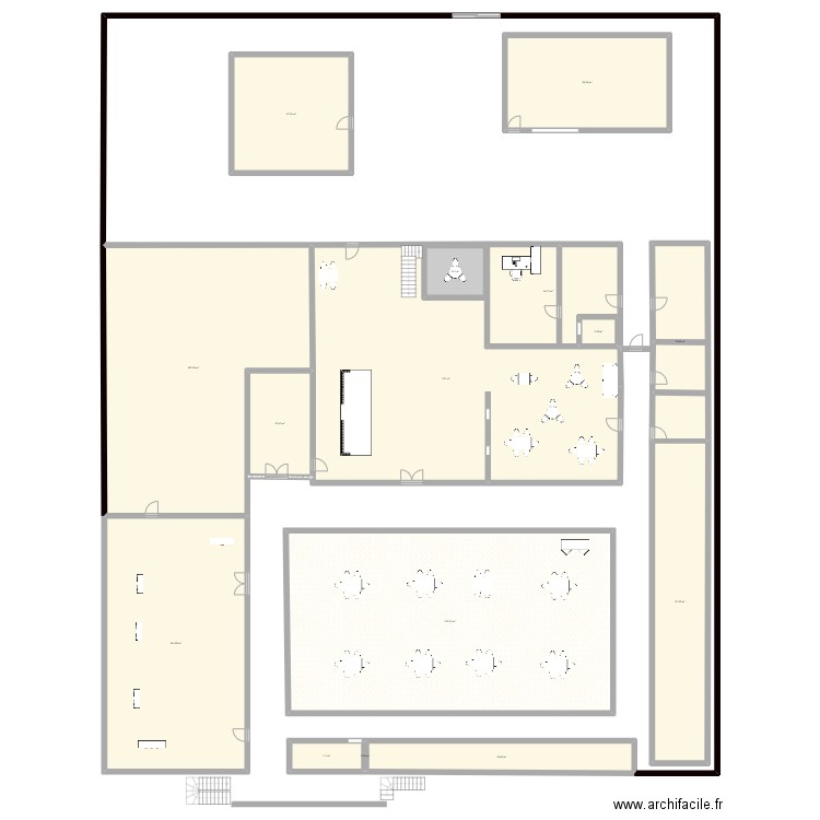 MON PROJET DE PLAN 2. Plan de 15 pièces et 1131 m2