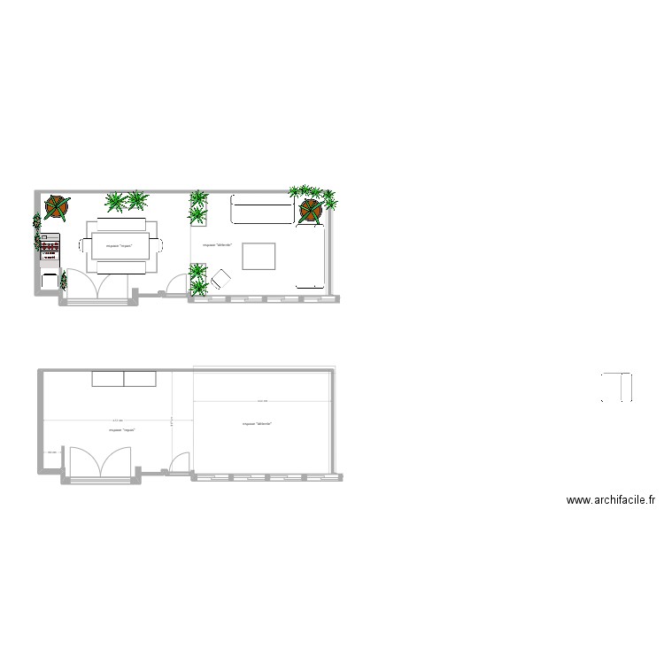 terrasse joigneaux. Plan de 0 pièce et 0 m2