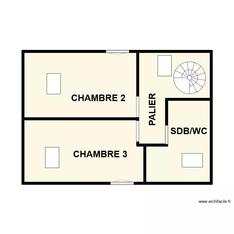 LANDREAU 1ER. Plan de 