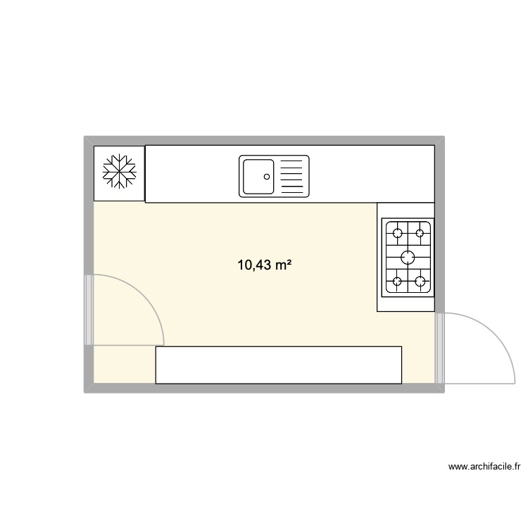 Cuisine Synacassi. Plan de 0 pièce et 0 m2