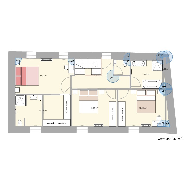 Maison Pauline sept 2024 V21. Plan de 7 pièces et 68 m2