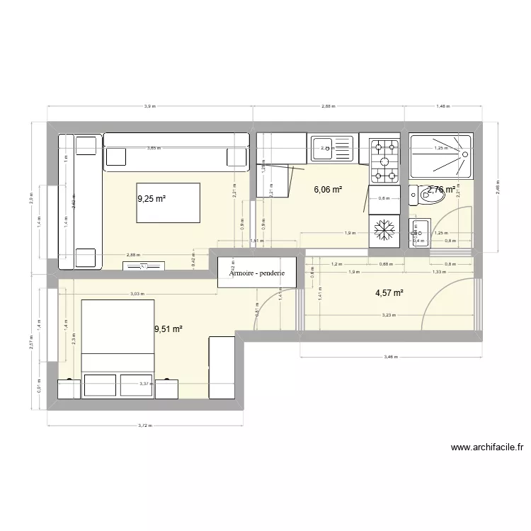 2E ETAGE  AAAA. Plan de 