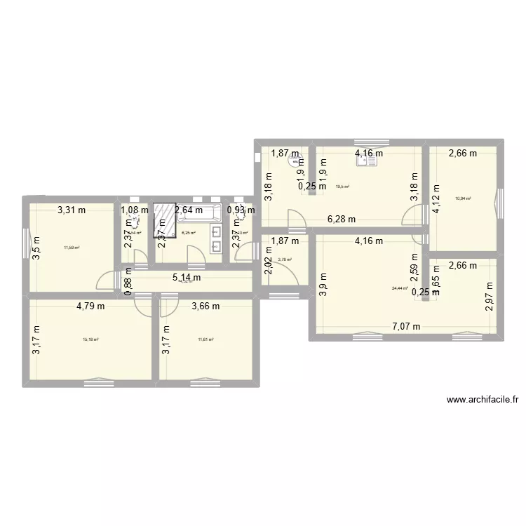 villelaure. Plan de 11 Pièces et 113 m² villelaure. Plan de 11 Pièces et 113 m²
