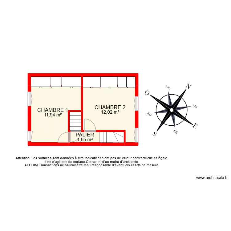 BI 34601. Plan de 22  et 162 m²
