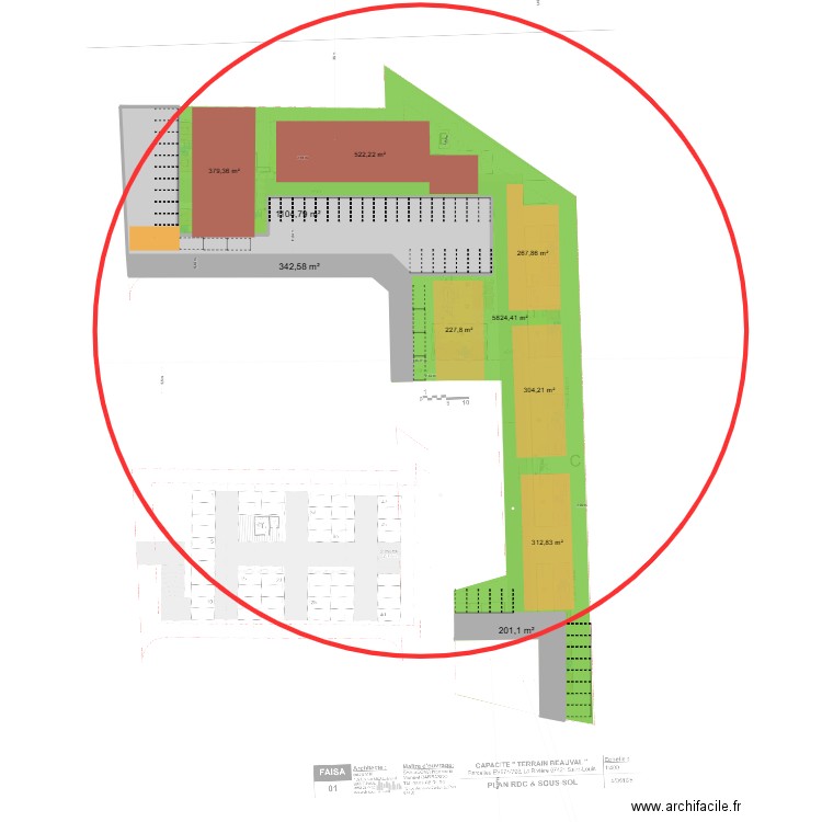 BEAUVAL FAISA MODIF. Plan de 3 pièces et 1648 m2