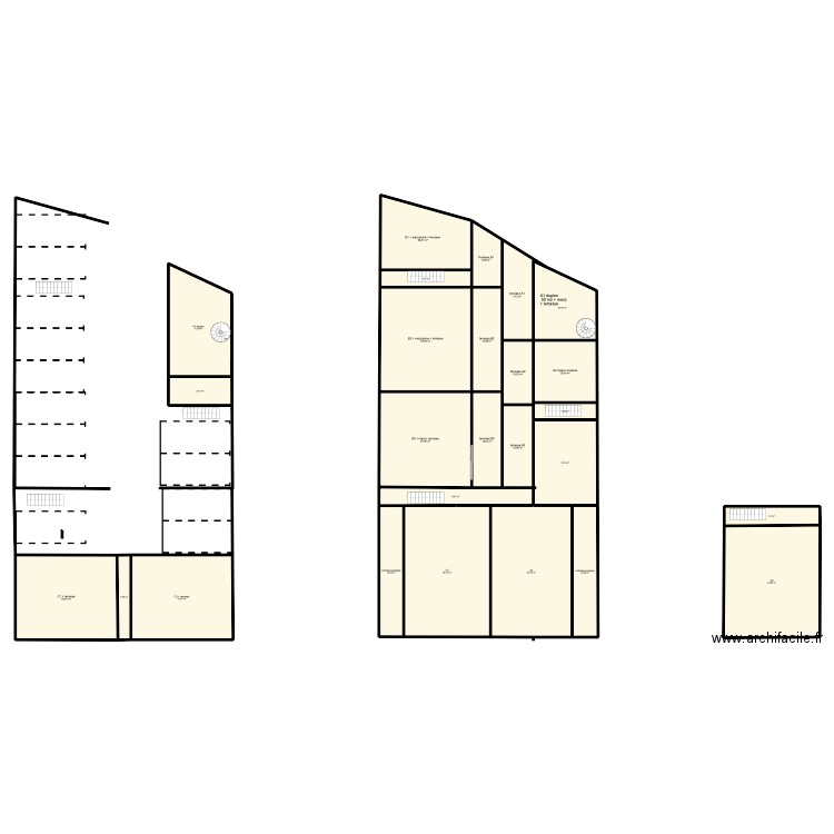 Milly Grange2. Plan de 26 pièces et 639 m2