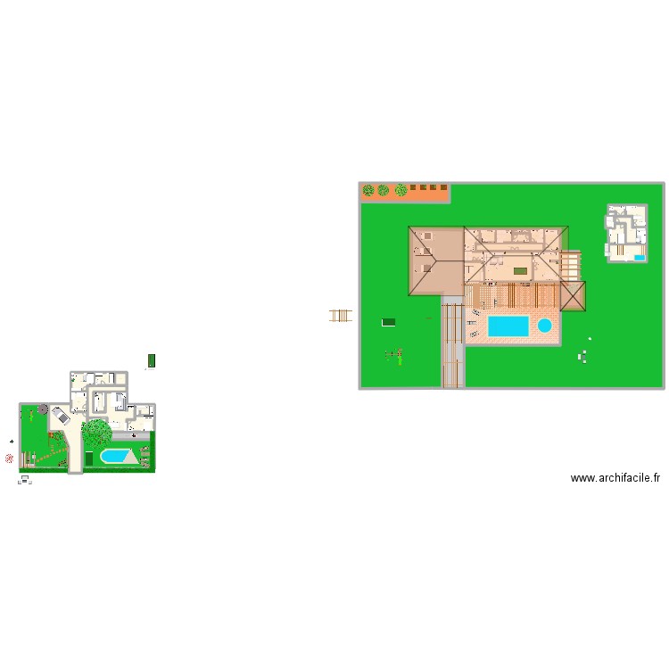 maison ysee. Plan de 41 pièces et 2880 m2