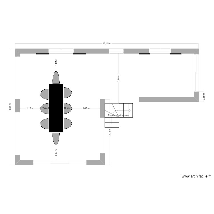 véranda. Plan de 0 pièce et 0 m2