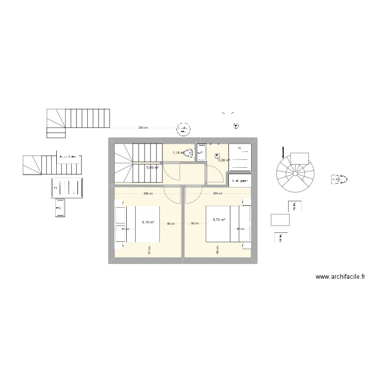 Rot version 14 decembre v3. Plan de 6 pièces et 59 m2