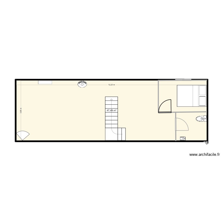 plan n° 1. Plan de 0 pièce et 0 m2