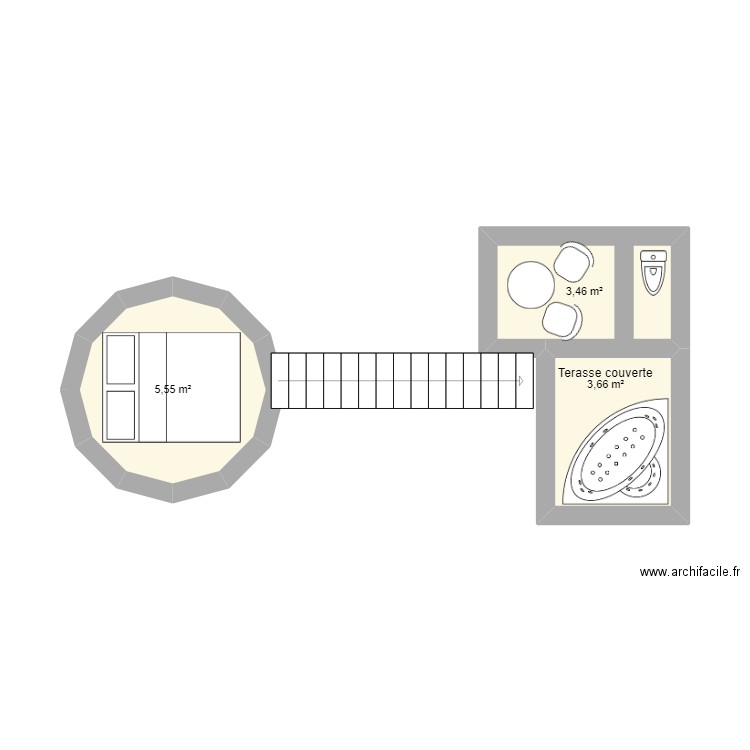 Cabane love. Plan de 0 pièce et 0 m2