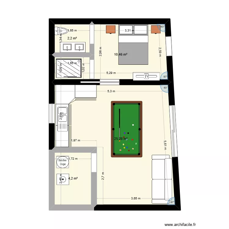 coulon. Plan de 4 et 42 m² coulon. Plan de 4 et 42 m²