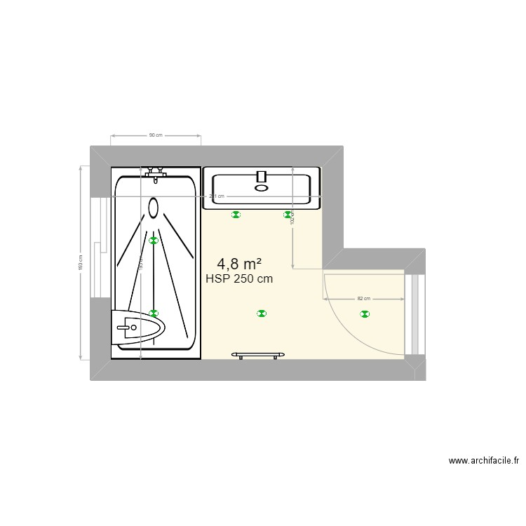 SDB GRAND Gérard. Plan de 0 pièce et 0 m2