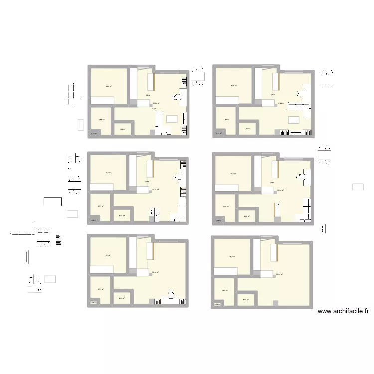 27 tuiliere. Plan de 