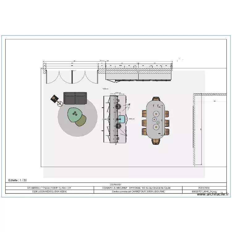 cuisine . Plan de cuisine . Plan de