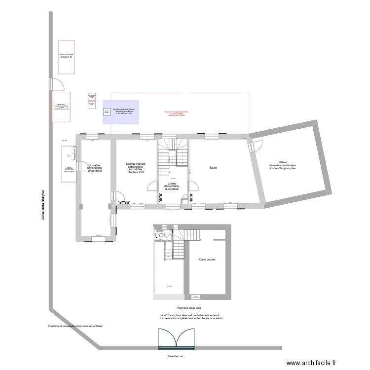 1945 Plan de la Maison 168  . Plan de 0 pièce et 0 m2