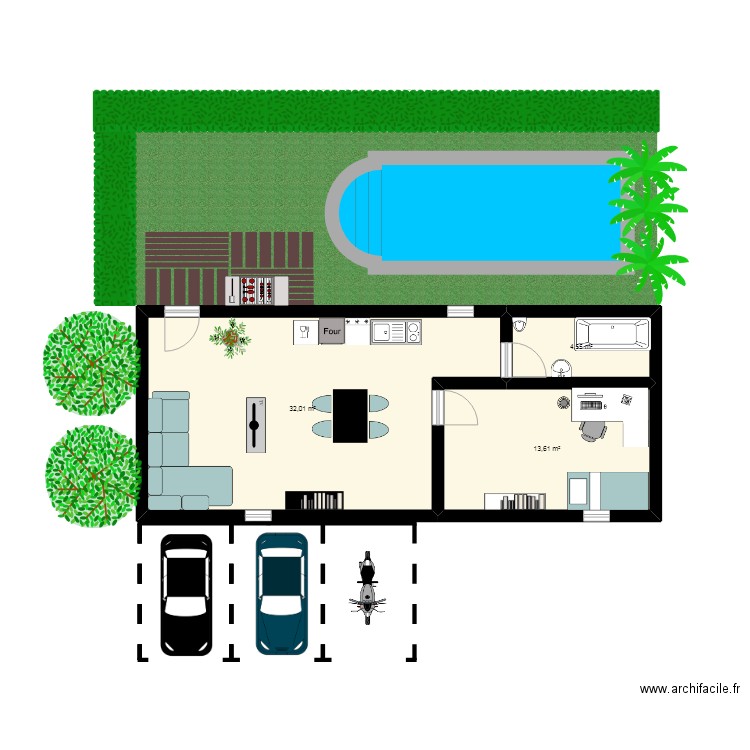 méson petite. Plan de 0 pièce et 0 m2