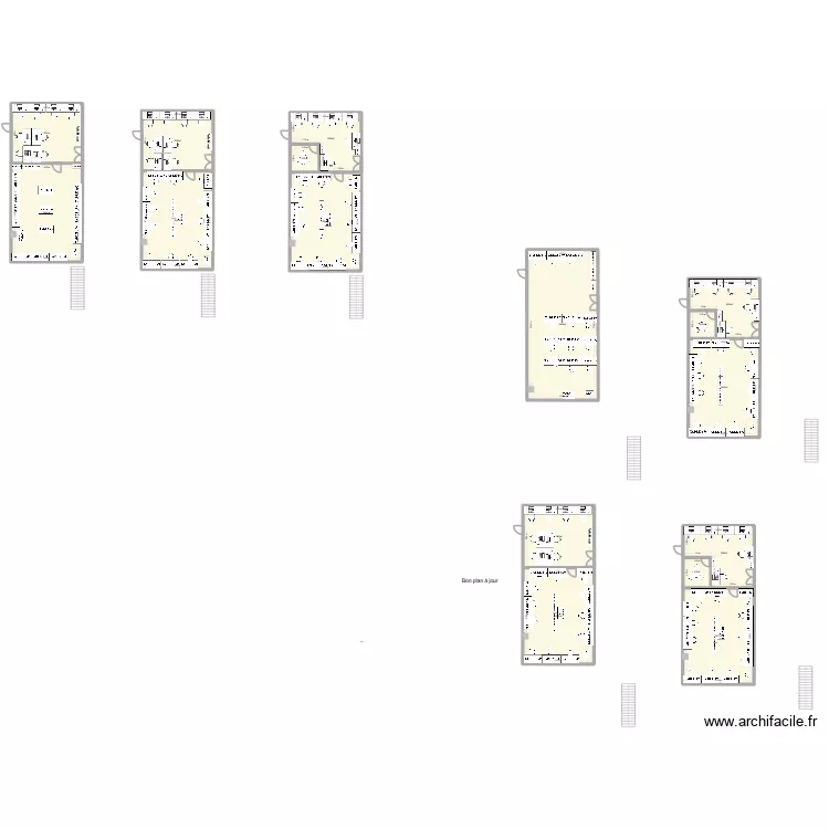 EDF 6. Plan de 16  et 663 m²