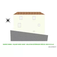 RAVIER  FABIEN PLAN FA&Ccedil;ADE NORD OUEST