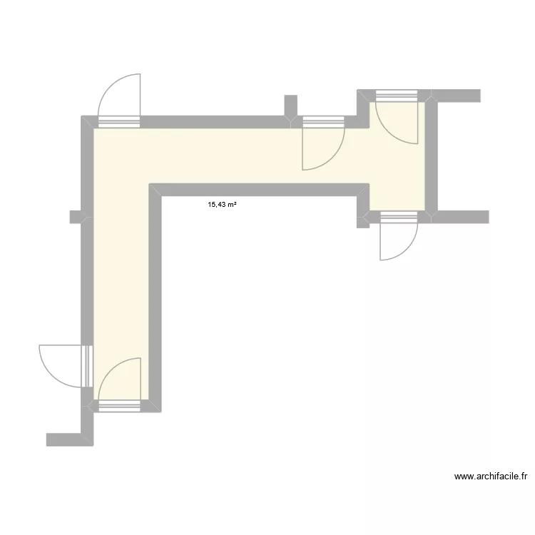 hall. Plan de 1 pièce et 15 m² hall. Plan de 1 pièce et 15 m²